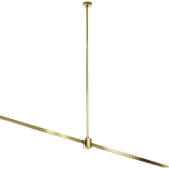 Крепление потолочное MAYTONI LONG FLARITY TRA159С-IPC1-BS 700мм с прямым коннектором питания латунь