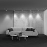 Потолочный светильник MAYTONI ALFA LED C065CL-8W4K-SQ-WB