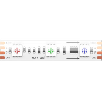 Светодиодная лента Ultra 14,4 Вт/м RGB 12V IP68 MAYTONI SPI 201245
