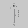Трековый светильник MAYTONI FOCUS LED FLARITY TR156-1-5W3K-B