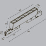 Трековый светильник MAYTONI POINTS LEVITY TR193-1-5W3K-M-B