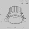 Встраиваемый светильник MAYTONI ROUND DL058-7W4K-W